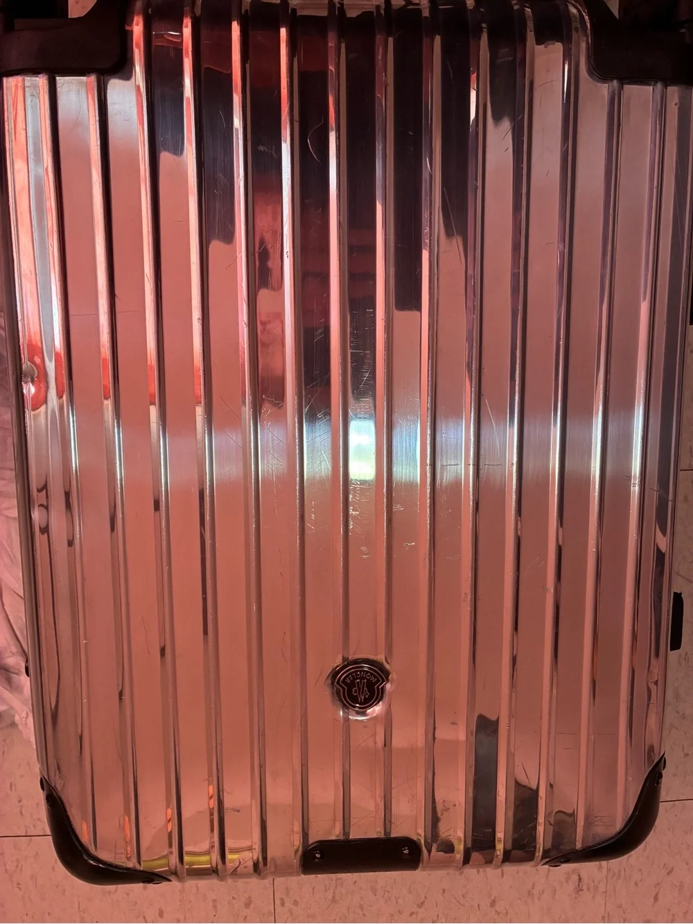 RIMOWA MONCLER reflection collaboration suitcase